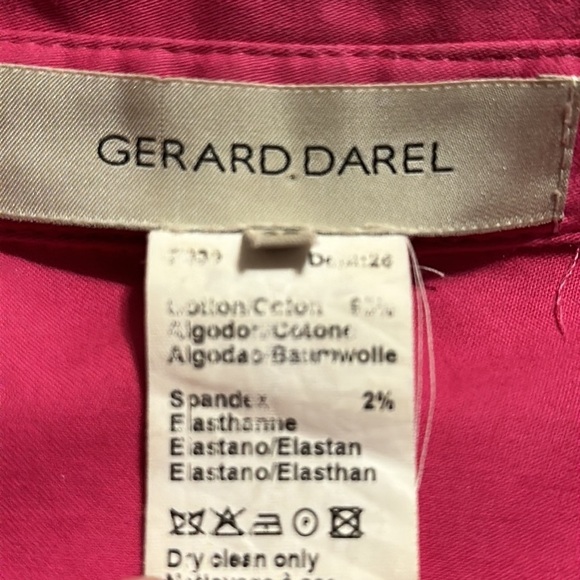 Gerard Darel Pink Blazer Jacket Cotton Spandex Made in Serbia Size 38 - Picture 12 of 13